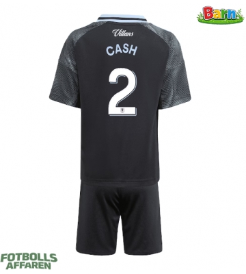 Aston Villa Matty Cash #2 Bortaställ Barn 2025-26 Kortärmad (+ Korta byxor)